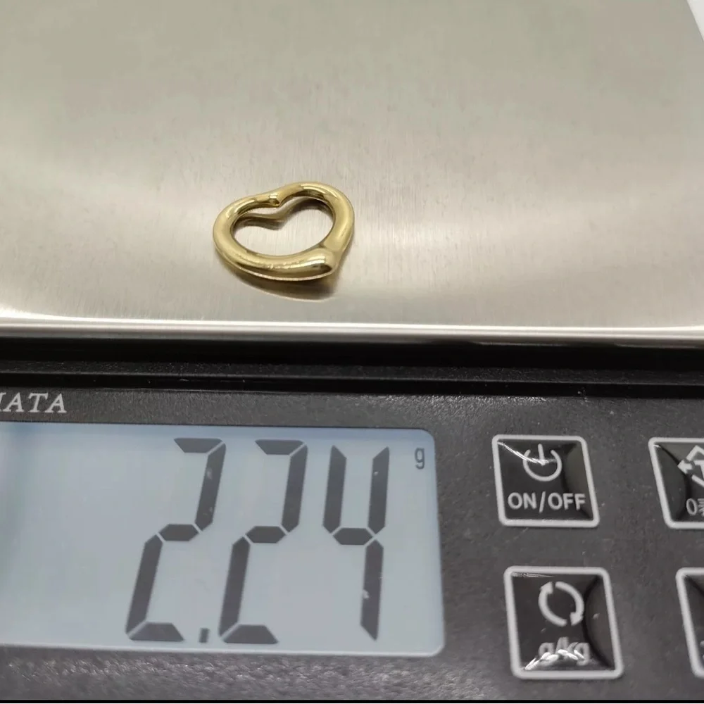 Tiffany & Co. 18KT Gold Open Heart Pendant